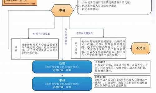 驾驶证审验流程图_驾驶证审验流程图解大全